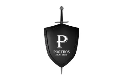 Logotipo Porthos Meat Bros